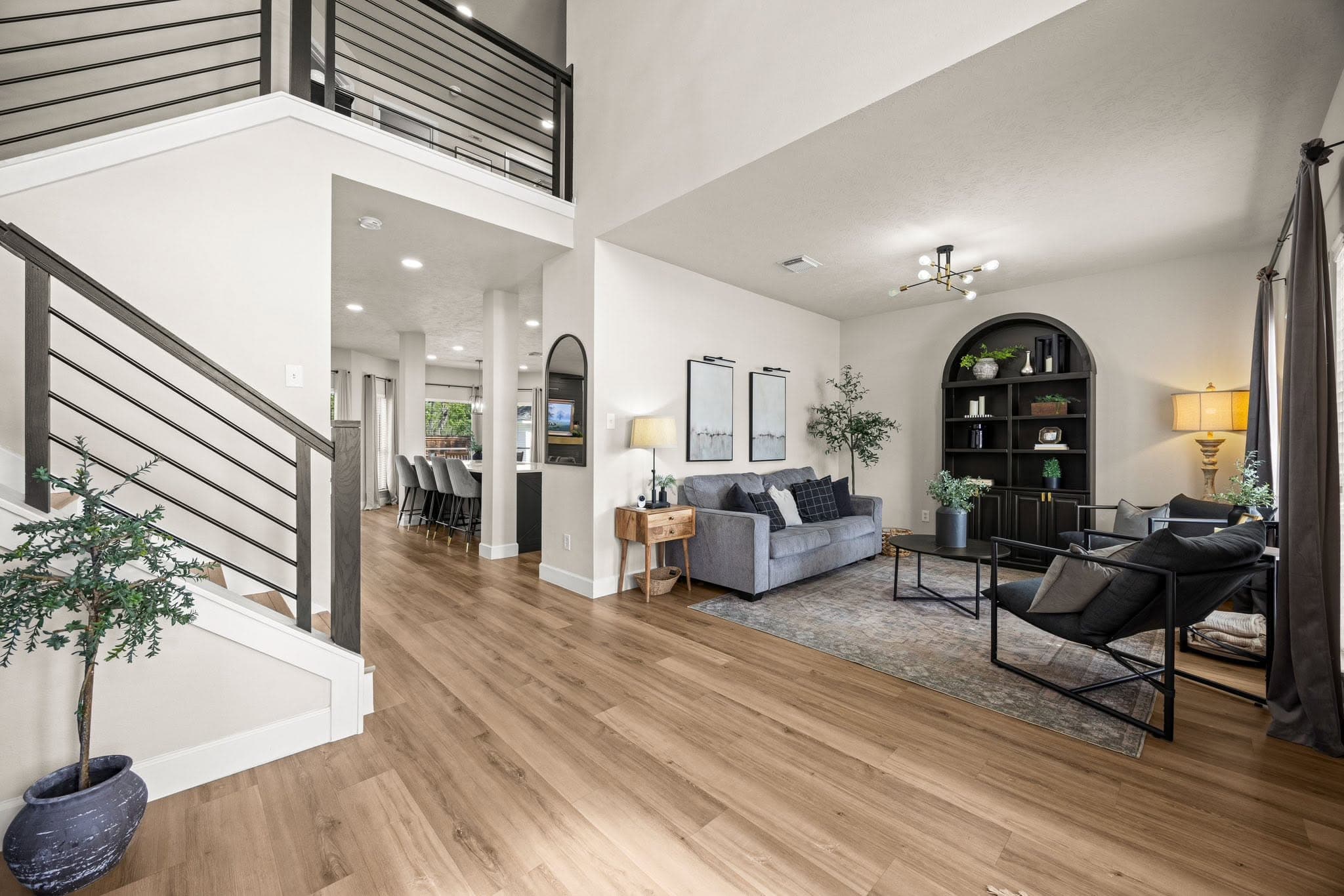 Open concept living space